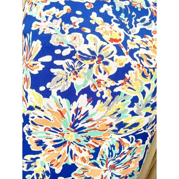 Skies Are Blue Womens Blue/Multicolored Floral Dress Size Extra Small - Picture 3 of 8